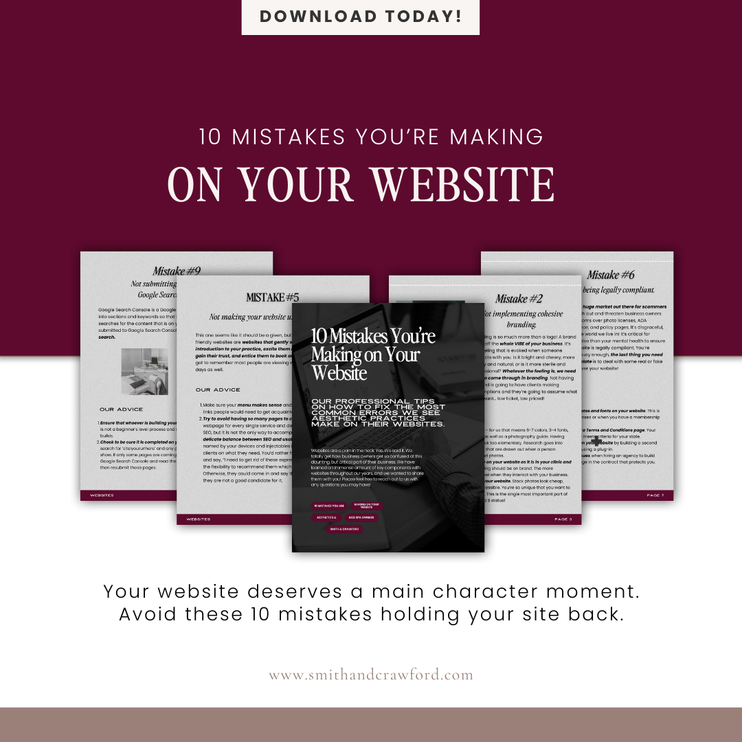 10 Mistakes You're Making on Website