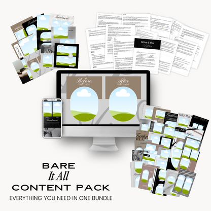 Bare It All - Before & After Content Pack